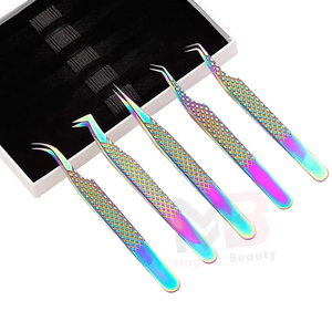 แหนบขนตาสแตนเลสแบบญี่ปุ่นพร้อมปลายแหลมใหม่สำหรับการต่อขนตาฉลากส่วนตัว - Product Image 2