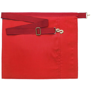 Delantal de Arco Real del maestro ilustre del pasado tres veces y delantal de regulación inglés Select Masters púrpura con flecos dorados al por mayor - Product Image 2