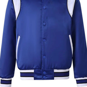 Veste universitaire de lettre brodée personnalisée de style de qualité supérieure veste teinte veste universitaire coupe ajustée 2025 pour hommes - Product Image 5