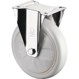 Heavy Duty Swivel Caster <b>Wheel</b> 150mm 600kg Load Capacity <b>Plastic</b> Base White BS Casters - Product Image 1