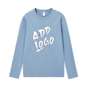 Camiseta de manga larga extragrande personalizada 100% algodón transpirable y protección solar - Product Image 5