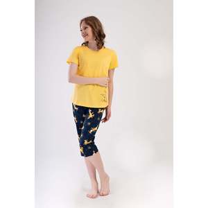 Combinaison de nuit ovale à manches courtes et col rond pour femmes - Product Image 2