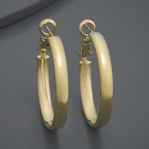 Pendientes Modernos 186391, Estilos de Aro y Huggie con Diamantes y Perlas como Piedras Principales - Product Image 5