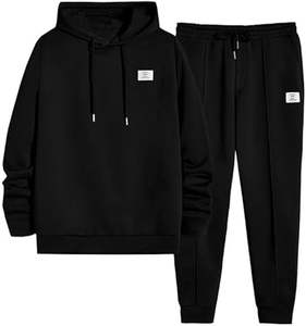 Sudadera Deportiva Casual para Hombre, Manga Larga, Bolsillo Canguro, Otoño Invierno, Moderna, con Estampado 3D de Labrador Negro, Versátil - Product Image 1