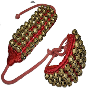 Ghungroo en laiton efficace attaché avec du fil de coton ou une corde pour les cloches de Kathak parfait pour les artistes disponibles au prix de gros - Product Image 2