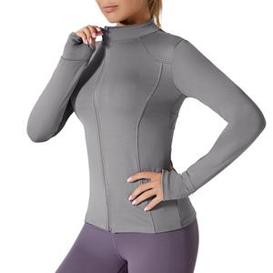 Top de Yoga Personalizado Transpirable de Spandex y Nailon, Talla Grande, Ajuste Ceñido, Chaquetas de Fitness para Mujer, Ropa Deportiva Ligera y Suave para Entrenamiento de Yoga - Product Image 2