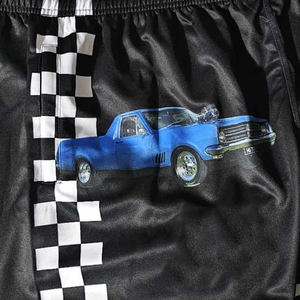 Pantalones Cortos Deportivos de Rugby Personalizados OEM de Alta Calidad, 100% Poliéster, Transpirables, de Secado Rápido, con Estampado Digital y Cierre de Cordón, Unisex - Product Image 5