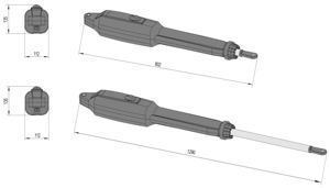 Abridor <span class=keywords><strong>de</strong></span> puerta enrollable Sanford <span class=keywords><strong>de</strong></span> ahorro <span class=keywords><strong>de</strong></span> energía, Motor <span class=keywords><strong>de</strong></span> puerta oscilante eléctrico, hoja oscilante individual <span class=keywords><strong>de</strong></span> 300KG, TUYA, aplicación WIFI, Control <span class=keywords><strong>de</strong></span> teléfono - Product Image 2