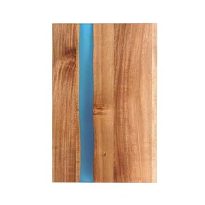 Tabla de cortar de madera hecha a mano con resina, tabla de quesos, bandeja para servir, productos de cocina, hogar, Hotel, restaurante, cocina, mejor precio - Product Image 5