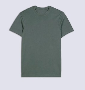Camiseta Lisa de Alta Calidad para Hombre, 100% Algodón, Material Suave, Cómodo, Transpirable, de Secado Rápido, Informal, para Impresión por Transferencia Térmica - Product Image 3