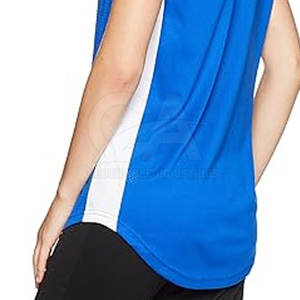 เสื้อซอฟต์บอลสำหรับผู้หญิงผ้าเจอร์ซีย์ซอฟต์บอลแบบเรียบสำหรับผู้หญิงเสื้อซอฟต์บอลแห้งเร็วดีไซน์ใหม่ - Product Image 4