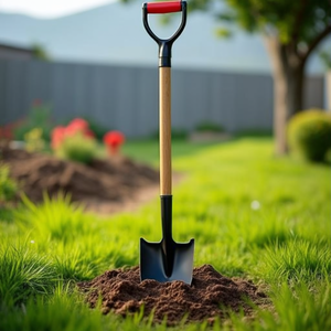 Shovel with Fiberglass Handle 21 X 25.5 Cm Size 000 2 Feet <b>Pole</b> - Product Image 3