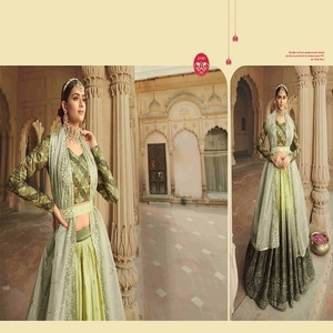 Lehenga Choli-novia bordada, aspecto hermoso - Product Image 3