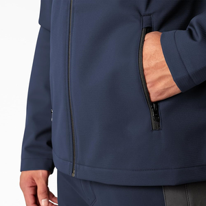 Chaquetas softshell con cremallera completa para hombre, MOQ bajo de fábrica, chaquetas de invierno para hombre, chaquetas de exterior, chaqueta Softshell para exterior OEM - Product Image 5