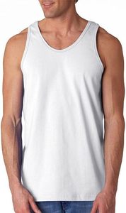 Camiseta sin mangas de algodón de moda de alta calidad para hombre, informal, antibolitas, transpirable, de punto, con patrón sólido, estampado de transferencia de calor para - Product Image 5