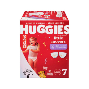 Huggies couches pour bébé, toutes les tailles disponibles couches pour bébé Little Snugglers, taille nouveau-né (jusqu'à 10 lb), 84 fils - Product Image 3