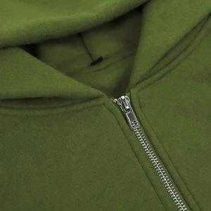 Sudadera con Capucha de Doble Capa de Algodón Personalizada de Alta Calidad MOVETEXTILE Basics, Nueva Moda, Estilo Cuadrado, Tejido Grueso, Cierre de Cremallera, Logotipo Bordado - Product Image 6