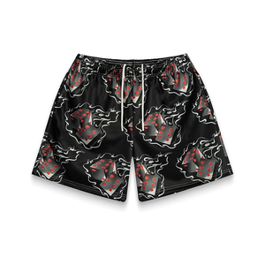 customized logo basketball <b>Shorts</b> Men Sublimation Dtg Printing Polyester <b>5</b> <b>Inch</b> <b>Inseam</b> Men's Gym Mesh <b>Shorts</b> inflow Custom - Product Image 3