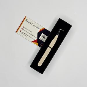 Pinzas profesionales de Extensión de pestañas de acero inoxidable con diseño de Hello Kitty de 90 grados, injerto de pestañas Individual de 10mm - Product Image 4