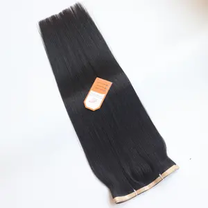 Cinta Larga de cabello humano liso, sin cortar, a petición del cliente, venta al por mayor