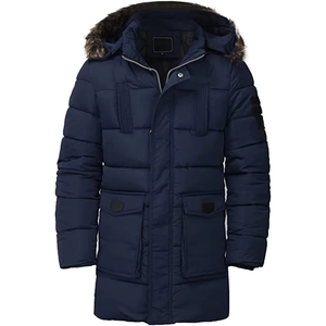Veste parka pour homme Idéale pour la randonnée, les voyages dans la neige et le camping en plein air Veste parka pour homme Fabriquée avec un matériau isolant - Product Image 4