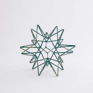 Green-Gold <b>Iron</b> Decorative Stand Table Decoration & Accessories 9x9x9cm 0.6kg - Product Image 1