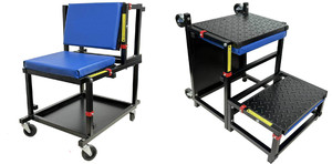 Outils ITA 2-en-1, siège et tabouret combinés, capacité de charge 227 kg, AUCUN, source d'alimentation, OEM ODM, fournisseur taïwanais - Product Image 6
