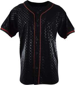 Quick Dry Breathable Baseball Jersey Comfortable <b>Mens</b> Plain Solid Color Baseball Jersey Made in Pakistan - Product Image 6