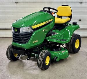 Compre la segadora John Deere X350 en venta, motor de 18.5 HP, plataforma de corte de 42 pulgadas, tractor cortacésped hidrostático, uso residencial premium, ¡ahora! - Product Image 2