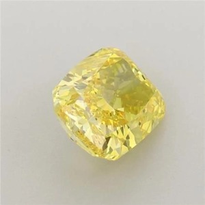 Diamant naturel de qualité supérieure, taille coussin allongée, jaune fantaisie, 2,00 carats, pierre précieuse en vrac, prix fabricant - Product Image 2