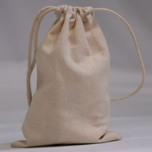Bolsa de almacenamiento de polvo de algodón de lona para velas de lino ecológica al por mayor, cómoda, reutilizable, logotipo personalizado impreso reciclado a la moda - Product Image 3