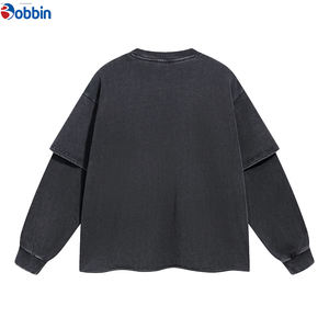 Nueva Sudadera con Capucha de Doble Capa Desgastada Unisex, Sudadera de Manga Larga Vintage de Gran Tamaño, Sudadera de Forro Polar Cálida de Invierno Personalizada para Hombre - Product Image 5