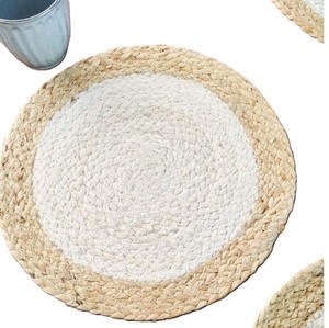 Mantel Individual de yute hecho a mano indio, alfombrilla para cargador, granja, fiesta, mesa de comedor, decoración para el hogar, alta tasa de reventa - Product Image 5