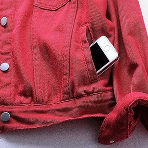 Veste longue à manches longues en denim pour femmes de qualité supérieure, tissée, écologique, coupe-vent, à capuche, couleur unie, avec poches, meilleur prix de vente - Product Image 4