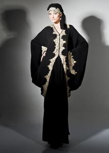 Caftán estilo marroquí completamente bordado última moda - Product Image 1