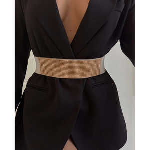 Ceinture de mariage élastique en strass - Product Image 1