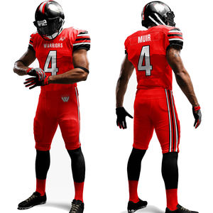 Uniformes de football avec logo de l'équipe uniformes d'entraînement de football américain respirants paquet d'uniformes de jour de match de football américain - Product Image 3