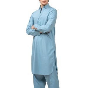 Best <b>Men's</b> 100% Cotton Summer <b>Shalwar</b> <b>Kameez</b> Latest Design Pakistani Collection for Outdoor Lightweight Comfortable Wear - Product Image 4