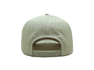 Gorra Deportiva Caqui Lisa al por Mayor con Cordón y Diseño de Flujo de Aire Cortado con Láser - Fabricante Profesional de Artículos para la Cabeza - Product Image 3