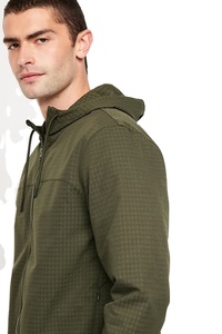Nouveau professionnel de haute qualité hommes personnalisation fermeture éclair sweats à capuche 100% coton manches thermiques blanc plaine poids lourd couleur unie - Product Image 4