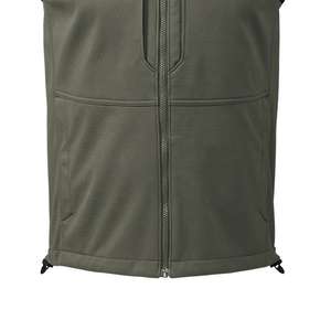 Gilet à fermeture éclair pour hommes, polyester, spandex, gilet à coquille souple pour printemps, golf, sport, chasse, tir, respirant - Product Image 4