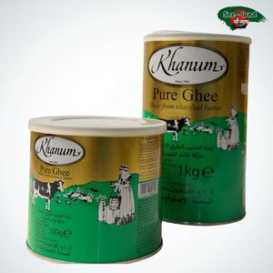Mantequilla Ghee Khanum al por mayor 500g/1kg/2kg, aceite de cocina clarificado de primera calidad para restaurantes auténticos del sur de Asia, suministro a granel - Product Image 2