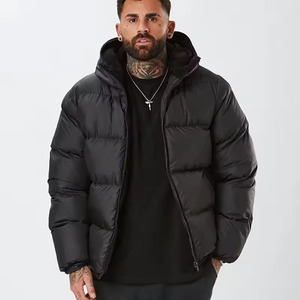 Logo brodé personnalisé extérieur mémoire chaud hiver imperméable nouvelle arrivée vestes bouffantes pour hommes - Product Image 2