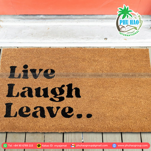 Du Vietnam Tapis de porte de qualité supérieure en fibre de coco avec dos en PVC antidérapant pour des solutions d'entrée élégantes et durables - Product Image 6