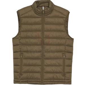 Chaqueta acolchada de invierno de alta calidad, chaleco con cuello redondo y cremallera, superventas, poliéster transpirable, logotipo personalizado, servicio de algodón 2026 - Product Image 2