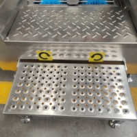 Sécurité alimentaire en acier inoxydable hygiène tourniquet barrière main désinfection et contrôle d'accès