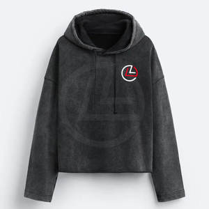 Sweat à capuche pull à ourlet brut à la mode avec bords effilochés et coupe régulière pour Winter Street Vibes Sweat à capuche respirant en polaire pour hommes - Product Image 5