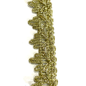 Metallic Sequin Lace <b>Fringe</b> <b>Curtain</b> Tassel with Rhinestone Decorations Washable - Product Image 1