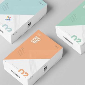 Boîte à pharmacie en carton duplex personnalisée | Boîte postale avec logo | Boîte en carton kraft blanche pour marque et emballage promotionnel - Product Image 6