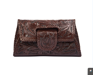 Sac à main en cuir ciselé Margarita S pour femme, fabriqué à la main, de haute qualité, avec bandoulière, finitions de luxe, travail artisanal - Product Image 1